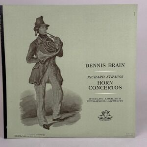 Richard Strauss Horn Concertos Dennis Brain by Angel Records 12" Vinyl NEAR MINT